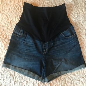 Maternity * Liz Lange * Midi * Jean Shorts